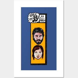 Comic book corner box - Joel & Ellie The Last of Us fan art Posters and Art